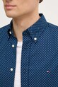 Бавовняна сорочка Tommy Hilfiger MW0MW37554 темно-синій