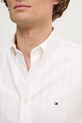 Хлопковая рубашка Tommy Hilfiger MW0MW37569 бежевый