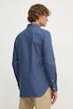 Oblečenie Košeľa s prímesou ľanu Tommy Hilfiger MW0MW37574 modrá