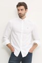 Bavlněná košile Tommy Hilfiger slim bílá MW0MW37578