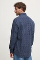 Tommy Hilfiger cămașă din bumbac bleumarin MW0MW37594
