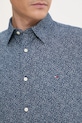 Бавовняна сорочка Tommy Hilfiger MW0MW38089 темно-синій SS25