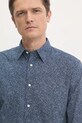 Хлопковая рубашка Tommy Hilfiger MW0MW38089 тёмно-синий