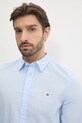 Бавовняна сорочка Tommy Hilfiger блакитний MW0MW38137