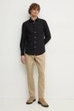 Бавовняна сорочка Tommy Hilfiger MW0MW38137 чорний SS25