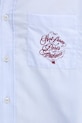 Drôle de Monsieur camicia in cotone La Chemise Slogan Vignes F.SH199.CO116.LBE