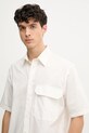 Armani Exchange cămașă din bumbac bej XM000449.AF13167