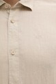 Armani Exchange koszula lniana XM001221.AF14619.NOS beżowy