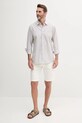 Bavlněná košile Armani Exchange XM000445.AF13007 šedá SS25