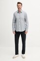 Bavlněná košile Armani Exchange XM000445.AF13007 modrá SS25