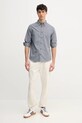 Armani Exchange koszula bawełniana XM000442.AF13080 granatowy SS25