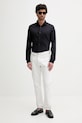Bavlnená košeľa Armani Exchange XM000497.AF10364 tmavomodrá SS25