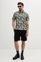 Armani Exchange koszula bawełniana XM001240.AF14869 zielony SS25