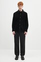 Вельветовая рубашка A.P.C. surchemise boris COHDW.H02811 чёрный