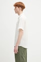 A.P.C. linen shirt chemisette bellini logo LIAEK.H12551 white SS25