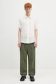 A.P.C. linen shirt chemisette bellini logo LIAEK.H12551 white