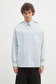 MM6 Maison Margiela camasa uni albastru SH0DT0022