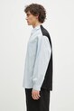 MM6 Maison Margiela koszula SH0DT0022 niebieski SS25
