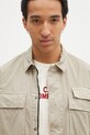 Bavlnená košeľa C.P. Company béžová 18CMSH128A110143G