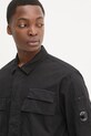 C.P. Company koszula bawełniana czarny 18CMSH128A110143G