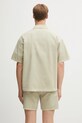 Odzież Represent koszula bawełniana Short Sleeve Cotton Overshirt MLM21482.25 beżowy
