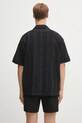 Odjeća Pamučna košulja Represent Embroidered Bowling Shirt MLM2967.01 crna