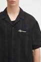 Pamučna košulja Represent Embroidered Bowling Shirt crna MLM2967.01