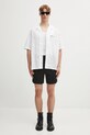 Bavlněná košile Represent Embroidered Bowling Shirt MLM2967.31 bílá