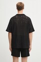 Odzież Represent koszula All Over Crochet Shirt MLM3837.01 czarny