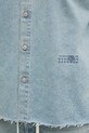 MM6 Maison Margiela koszula jeansowa niebieski SH0DR0006