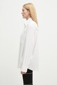 MM6 Maison Margiela camasa din bumbac SH0DT0020 alb SS25