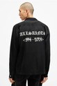 AllSaints cămașă TROYA M106SB negru SS25