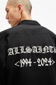 Îmbrăcăminte AllSaints cămașă TROYA M106SB negru