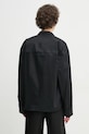 Clothing Heliot Emil wool shirt SS25.M.05.060.BLK01 black