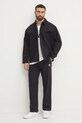 Хлопковая рубашка adidas Originals Essential JC9602 чёрный SS25