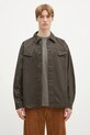 Bavlnená košeľa adidas Originals Premium Essentials Shirt regular zelená JD3343