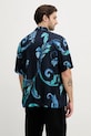 Oblečení Košile Versace Jeans Couture 78GAL2B0.NS632 námořnická modř