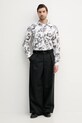 Bavlnená košeľa Versace Jeans Couture 78GAL2S0.NS630 biela SS25