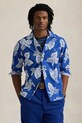 Памучна риза Polo Ralph Lauren CLS SPRT стандартна син 710958151