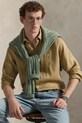 Льняная рубашка Polo Ralph Lauren Long Sleeve Sport Shirt 710966294 коричневый