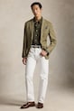 Clothing Polo Ralph Lauren linen shirt Long Sleeve Sport Shirt 710966294 brown