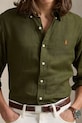 Polo Ralph Lauren linen shirt Long Sleeve Sport Shirt green 710966294