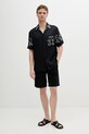 Versace Jeans Couture cămașă 78GAL2BB.NS624 negru SS25