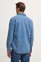 Sisley koszula jeansowa niebieski 53GESQ04G