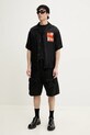 Košile Diesel S-KAROL-A SHIRT A16460.0KNAK černá SS25