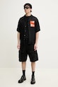 Košile Diesel S-KAROL-A SHIRT A16460.0KNAK černá SS25