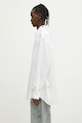 VETEMENTS koszula bawełniana Monogram Classic UA66SH400W biały SS25