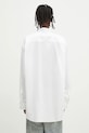 Odzież VETEMENTS koszula bawełniana Monogram Classic UA66SH400W biały
