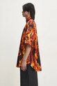 Bavlnená košeľa VETEMENTS Fire Shortsleeve UA66SH430X čierna SS25
