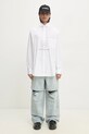 Pamučna košulja VETEMENTS No Posts Classic UA66SH440W bijela